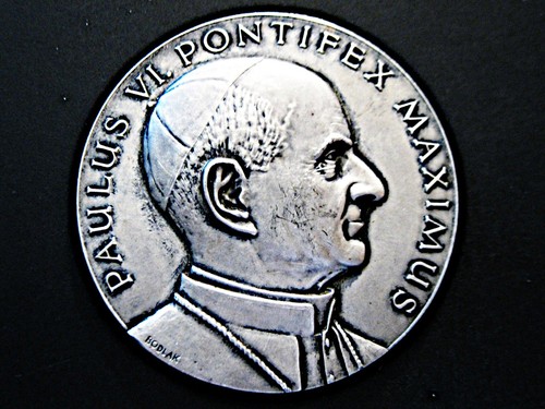 Medaille papst paulus vi - medaille,
