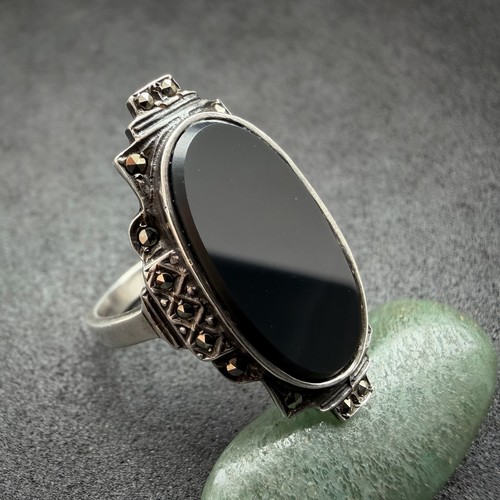 Vintage ring art deco stil - art,