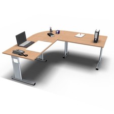 Schreibtischkombination GS15 Schreibtisch Winkelschreibtisch 200x200 Bürotisch 