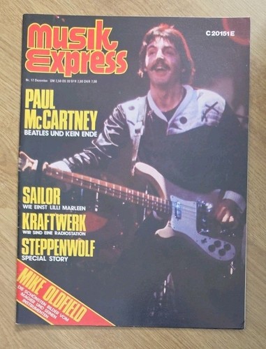 Musik express 1976 - musik, 12/1976