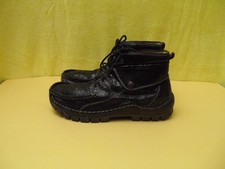 Wolky Stiefeletten, Gr. 42, Lackleder, schwarz