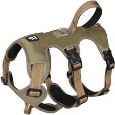 Hundegeschirr Khaki L Anti Zug