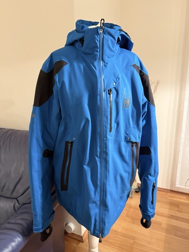 Spyder blaue skijacke skipass - blaue,
