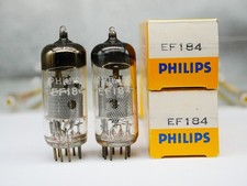 2x Philips EF184  6EJ7 Röhren
