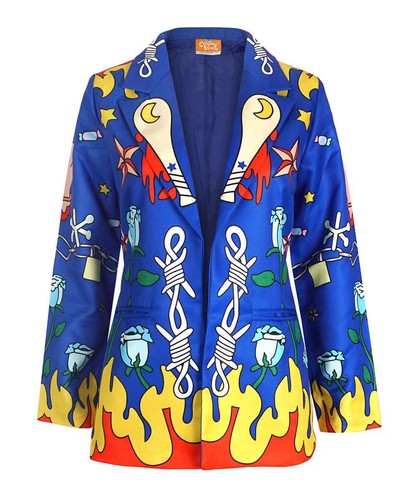Harley quinn kostüm blazer - quinn,