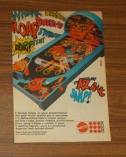 Seltene Werbung Mattel SUPERMAN SPINBALL PINBALL Flipper 1980