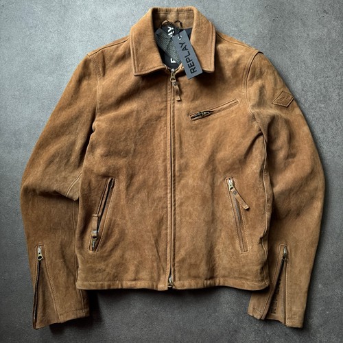 Replay lamm haut leder jacke - replay,