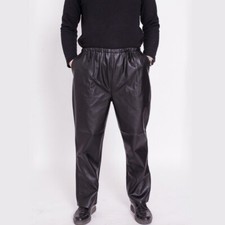 Herren Kunstleder Hose Gerades