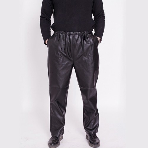 Herren kunstlederhose gerade - kunstlederhose,
