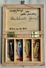 Bachforelle Spezial - 4 handgebaute Wobbler von Peter Biedron - Handmade Unikate