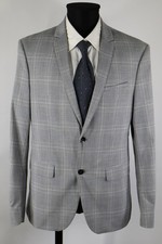 Zara Man grau-blau-kariertes