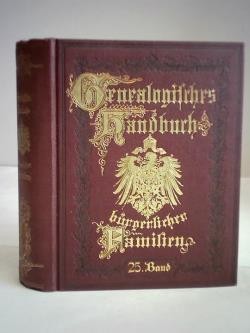 Deutsches geschlechterbuch - deutsches,