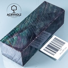 2067 Pappel Maser | 120x40x30 | Griffblock stabilisiert | ACRYHOLZ | Messergriff