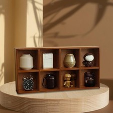 Holz Hänge Vitrine Regal Schweberegal Kosmetik Aufbewahrung Schrank