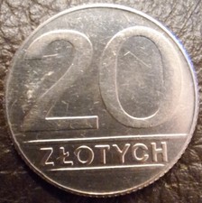 Polen 20 Zl. 1989. 