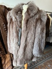 Fuchsjacke Pelzjacke Fuchs Pelz Polarfuchs fur jacket blue foxGiacca pelliccia