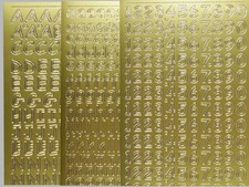 Aufkleber Buchstaben und
