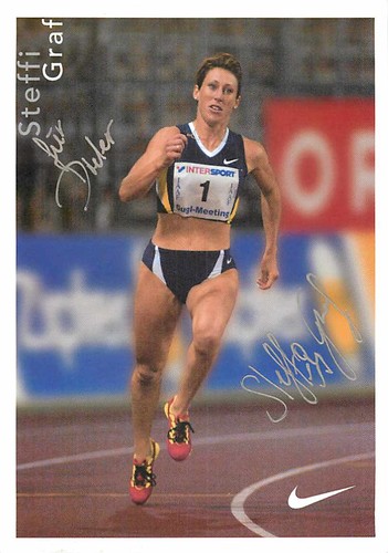 Steffi graf autogrammkarte - graf,