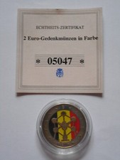 2 Euro Gedenkmünze Belgien 2006 Atomium in Farbe unz. sehr selten