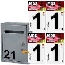Design 10cm Zahlen Aufkleber |