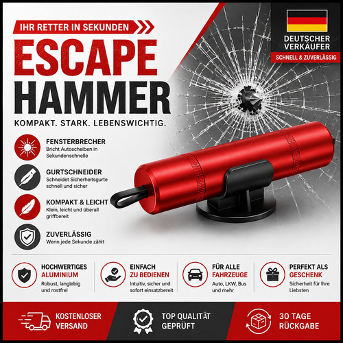 Safepro auto notfallhammer - x,