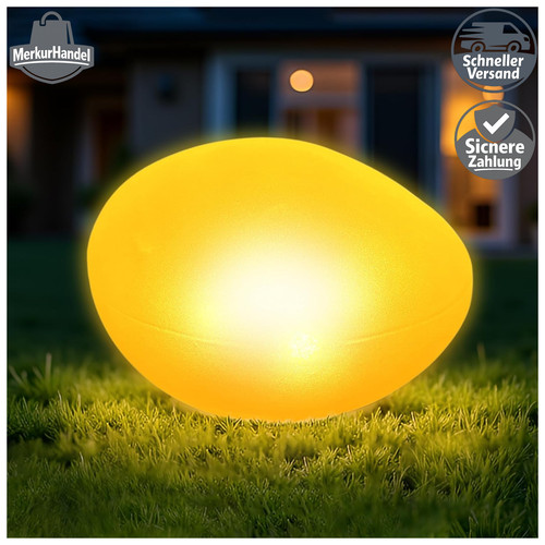Solar glasstein lampe - solar,