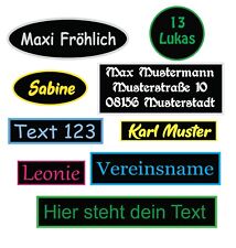 Aufnäher Patch Namensschild gestickt, Biker Kutte MC mit Wunschtext Applikation