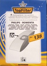 4 Beutel Fackelmann Topfilter