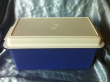 Tupperware junior brot maxx blau A 193 brotmax toastbrot Kastenbrot brotkasten