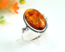 Bernstein Ring Silber 925