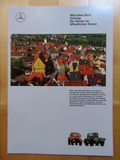 Broschüre, Prospekt, Mercedes UNIMOG U 90, 12 Seiten, 1996, TOP ZUSTAND