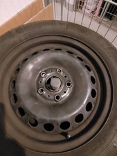 4x Continental Winterreifen auf Stahlfelgen 195/65 R15 T z.B. für VW Golf