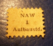 Fiskalmarke DDR, NAW