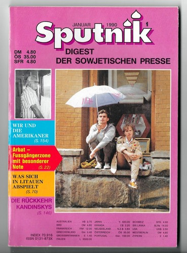 Sputnik zeitschrift udssr - udssr,