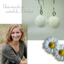 Schöne Ohrhänger Kugel