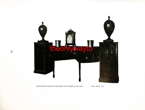 Hepplewhite mahagoni sideboard - hepplewhite,