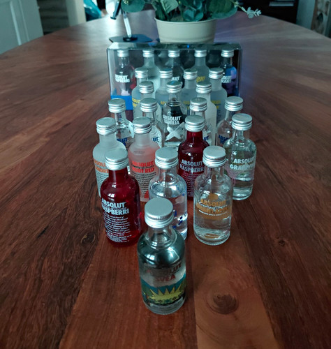 Absolut vodka mini sammlung - absolut,