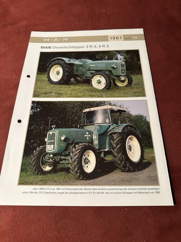 Man dieselschlepper 2r3 4r3 - man,