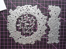 Stanzschablonen, Sternenhimmel, Sternenkranz Weihnachten, Advent, 6 tlg.