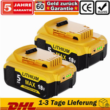 2Pack 5,0Ah Für DeWalt Akku
