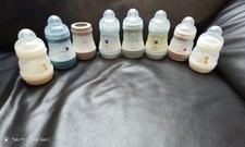8 Stück Baby MAM Flaschen Kunststoff 0-12 Kaum Gebraucht