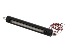 Aufbockgriff mit Rück- und Bremslichtkombination LED Schwarz getönt - für Simson