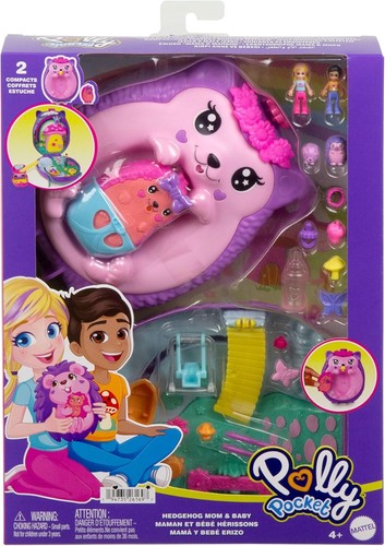 Polly pocket igel - mama, baby