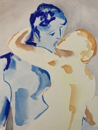 Schöne zeichnung gouache auf - schöne,