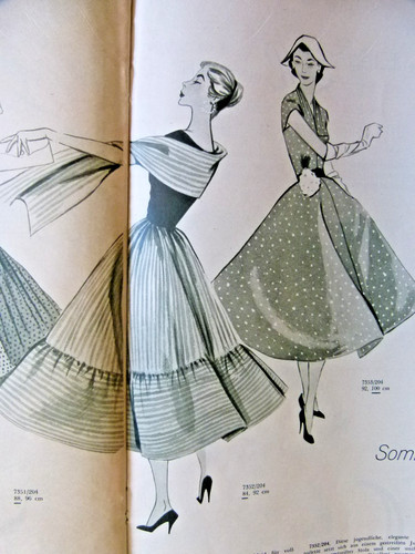Altes modeheft von 1954 mit - altes,