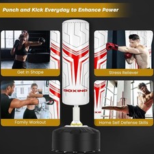 175cm Heavy Duty Boxsack mit Saugfuß Freistehender Boxsack Standboxsäcke 