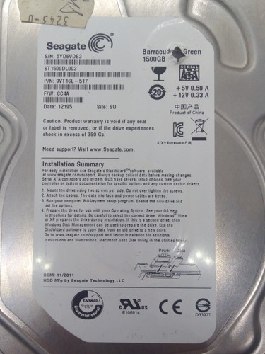 Seagate st1500dl003 hdd - st1500dl003, sata