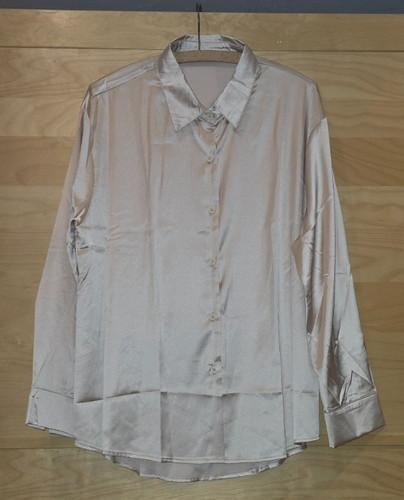 Satin bluse hemd - **, **