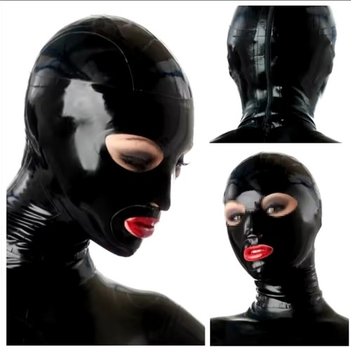 Latex maske reißverschluss - latex,