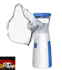 Inhalator Mobiler Mesh-Vernebler Mini Tragbar USB/AA Akku Leiser Dampfinhalator